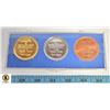 Image 2 : 1980 TRAVEL ALBERTA RECOGNITION MEDALLIONS (3)