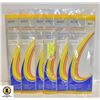 6 PACKS OF FOAM INSOLES 5-6.5 SIZE