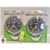 2 PACKS OF INDOOR TEMP & HUMIDITY METER