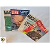 Image 1 : LOT OF VINTAGE LIFE/MASCLEANS MAGAZINES