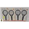 Image 1 : 4 PACKS OF 4" MAGNIFYING GLASS