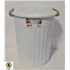 Image 1 : WHITE STERILITE 24QT UTILITY GARBAGE CAN