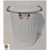 Image 1 : WHITE STERILITE 24QT UTILITY GARBAGE CAN