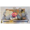 Image 1 : FLAT OF CANDLES & CANDLE ITEMS