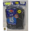 Image 1 : BLACK CREW SOCKS 12-16 SIZE 6-PACK