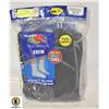 BLACK CREW SOCKS 12-16 SIZE 6-PACK