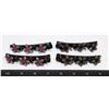Image 1 : NEW SET OF 4  STAR RHINESTONE DOUBLE LAYER