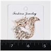 Image 1 : NEW ROSEGOLD TONE FLIRTY FOX BROOCH