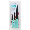 Image 1 : NEW 3PC KNIFE SET (11.8" CHEF KNIFE, 8.5" UTILITY