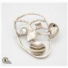 Image 1 : LARGE VINTAGE SILVER TONE MAN FACE