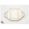 LARGE MOTHER OF PEARL INSPIRED BROOCH W/ GOLD