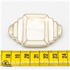 Image 2 : LARGE MOTHER OF PEARL INSPIRED BROOCH W/ GOLD