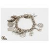 ESTATE .925 SILVER BRACELET WITH STERLING