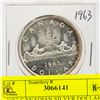Image 1 : 1963 CANADIAN SILVER DOLLAR
