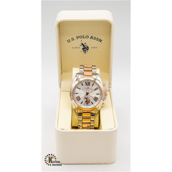 U.S. POLO ASSN. WOMEN'S QUARTZ METAL ALLOY WATCH