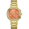 NEW CARAVELLE NEW YORK GOLD TONE TRIPLE CHRONO