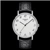 GENUINE TISSOT WHITE DIAL LEATHER STRAP WATCH &BOX