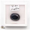 Image 1 : 18.90 CT OVAL SHAPED SAPPHIRE COLOR ENHANCED