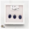 Image 1 : 5.51 CT TW CT OVAL SHAPED SAPPHIRE COLOR ENHANCED