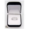 Image 1 : 2.18 CT 5 STONE MOISSANITE RING SZ 7 .925
