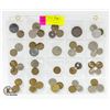 Image 1 : SHEET WITH COLLECTIBLE OLD WORLD COINS