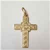 BZ1521-129 10K CROSS 1.82G PENDANT