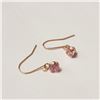 BZ1521-143 10K PINK CZ EARRINGS