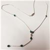 BZ1521-112 SILVER 16" NECKLACE