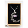 Image 1 : NEW CRESCENT MOON GENUINE AMETHYST