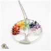 Image 1 : NEW WIRE WRAPPED TREE OF LIFE CHAKRA GEMSTONE