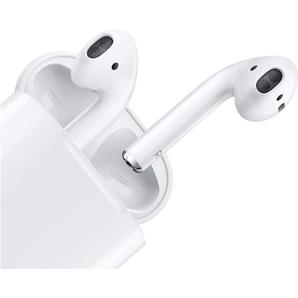 NEW APPLE AIR PODS WITH CHARGING CASE, WHITE