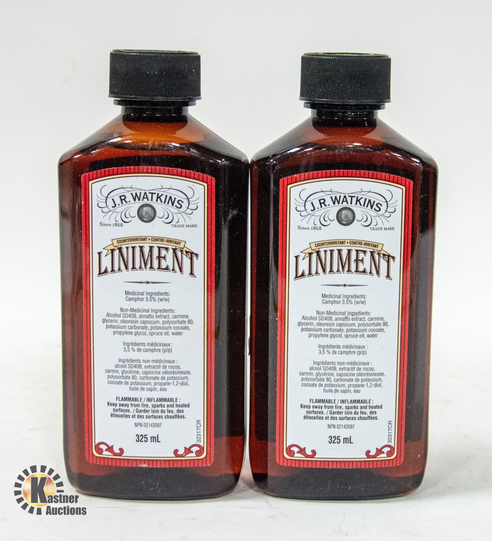 NEW 2 PACK OF JR WATKINS LINIMENT TOPICAL MEDICINE