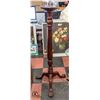 Image 1 : CLAW-FOOT STAND (ANTIQUE) H-52"