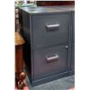 Image 1 : CHARCOAL GREY 2-DRAWER METAL FILING CABINET