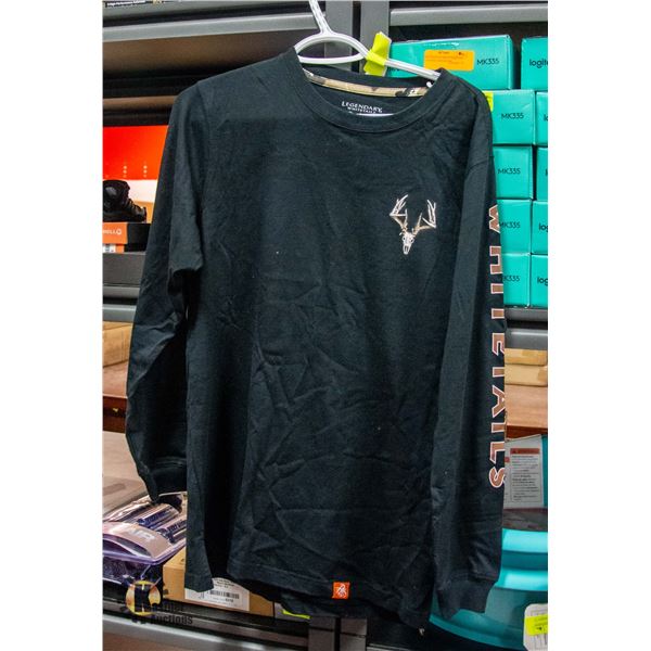 LEGENDARY WHITETAIL LONG SLEEVE SHIRT IN BLACK