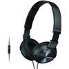 Image 1 : SONY MDR-ZX310AP ON-EAR HEADPHONES WITH MICROPHONE