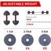 Image 1 : NEW 30KG CAST IRON DUMBELL SET WITH CARRY CASE