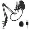 Image 1 : UHURU USB PODCAST MICROPHONE KIT WITH ARM STAND