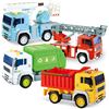 Image 1 : NEW JOYIN 4 IN 1 CITY TRUCKS TOY PLAYSET