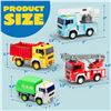 Image 2 : NEW JOYIN 4 IN 1 CITY TRUCKS TOY PLAYSET