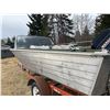 Image 3 : *OFF SITE* ALUMINUM BOAT WITH TRAILER MODEL 1576