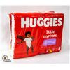 Image 1 : TWO NEW PACKS OF HUGGIES LITTLE MOVERS DIAPERS