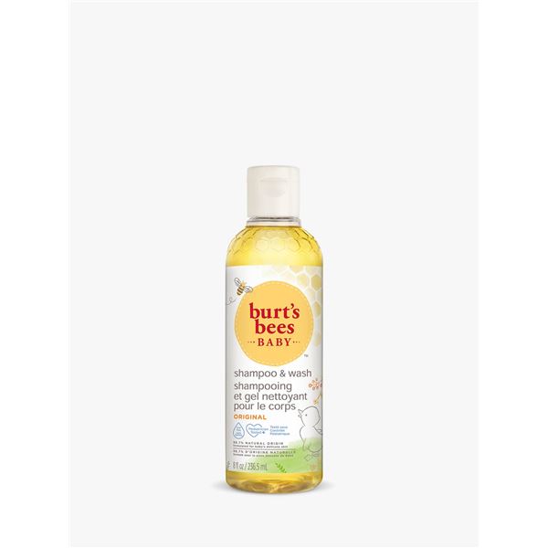 4 NEW BOTTLES OF BURT'S BEES BABY SHAMPOO & WASH