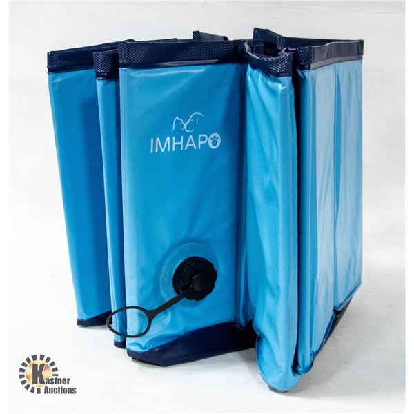 NEW UNPACKED IMHAPO 39" FOLDABLE PET POOL