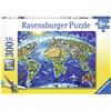 Image 2 : NEW RAVENSBURGER WORLD LANDMARKS MAP PUZZLE