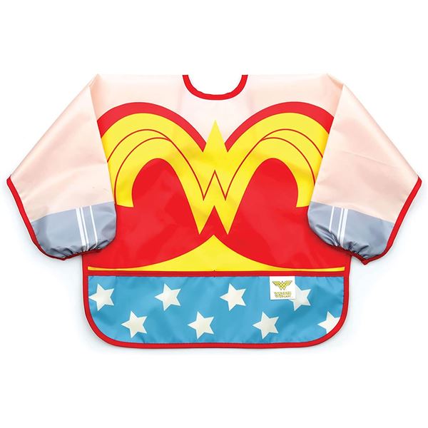 NEW WONDER WOMAN COSTUME SLEEVED BIB