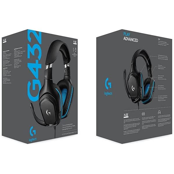 NEW REPACK LOGITECH G432 GAMING HEADSET WITH MIC