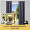 Image 1 : NEW KENNEY 1 INCH TROPEZ OUTDOOR / INDOOR CURTAIN