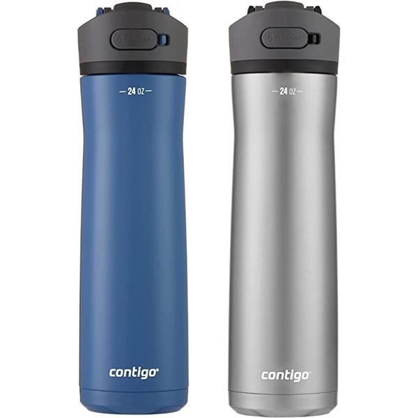 NEW CONTIGO CONTIGO ASHLAND CHILL 2.0, 24OZ 2 PACK