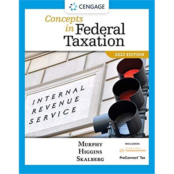 NEW HARDCOVER  CONCEPTS IN FEDERAL TAXATION 